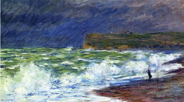 Fecamp Painting - The Beach at Fecamp Claude Monet